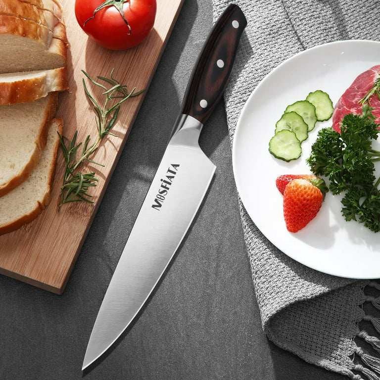 MOSFiATA 8 Super Sharp Professional Chef's Knife Review. 