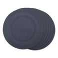 thumbnail image 1 of Design Imports Set de 6 Sets de Table Ronds en PVC Bleu Stonewash, 1 of 4