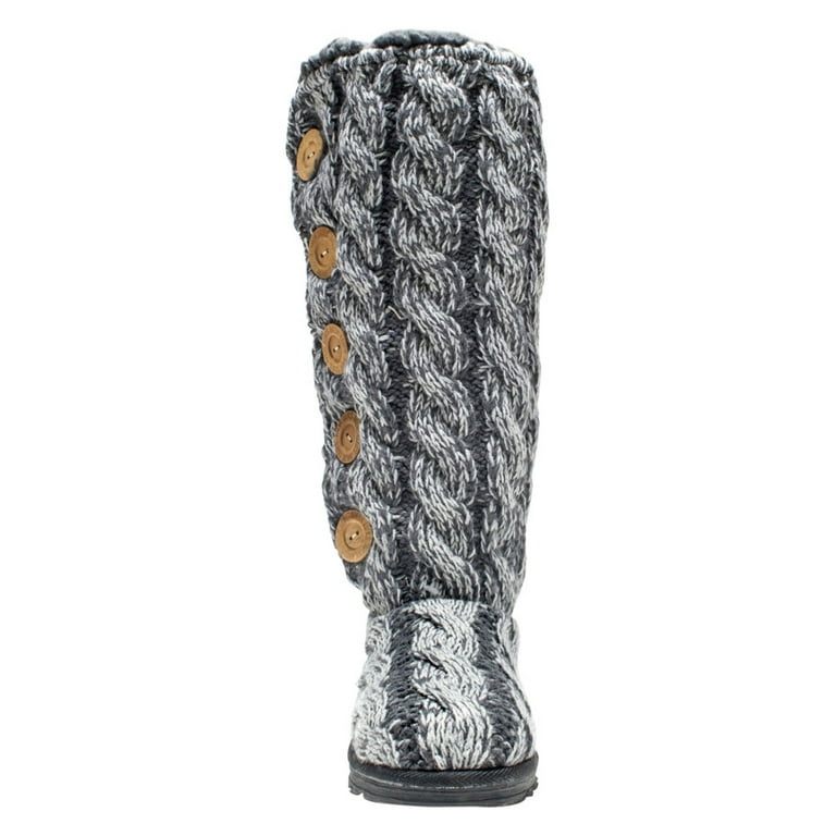 Sweater boots deals with buttons