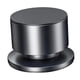 thumbnail image 2 of Base protectora de suelo práctica y portátil de aluminio con punta para altavoz de alto rendimiento Negro, 2 of 9