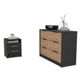 thumbnail image 1 of FM FURNITURE Benson 2 Piece Bedroom Set Multi-Color Engineered Wood, 1 of 7