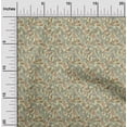 thumbnail image 2 of oneOone Velvet Light Green Fabric Batik Dress Material Fabric Print Fabric By The Yard 58 Inch Wide, 2 of 5