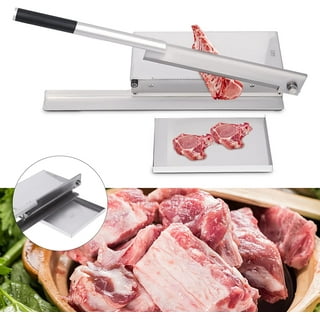 MiumaeovElectric Bone Cutting Machine, 1500W Commercial Frozen Meat Bone  Cutter, Frozen Meat Slicer with Waterproof Safety Device, Cutter Thickness  Adjustable 