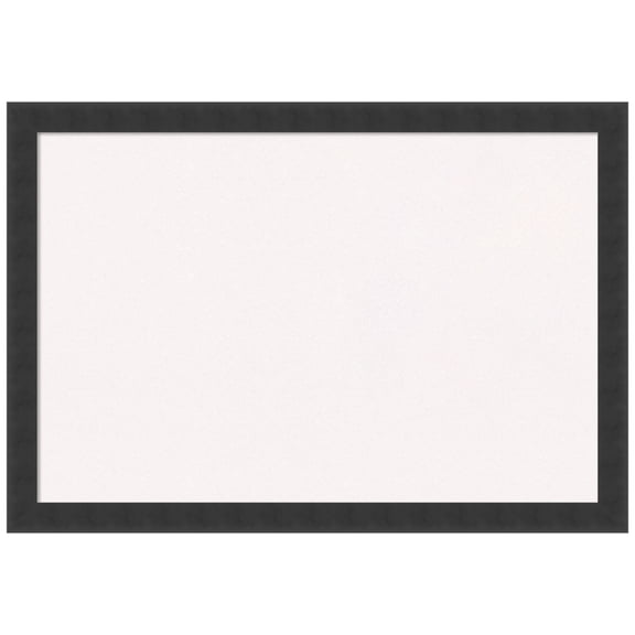 Amanti Art White Cork Board Wood Framed Mezzanotte Black Bulletin Board 26 in. x 18 in.