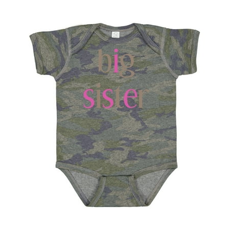 

Inktastic Big Sister Gift Baby Girl Bodysuit