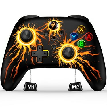 Switch Controller for Nintendo, ESYWEN Wireless Switch Pro Controller  for Switch 2/Lite/OLED with Ambient Light, Turbo, Programmable, Gaming Controller for PC/IOS/Android