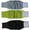 Black+ Gray+ Green, variant on Genwiss Washable Reusable Male Dog Belly Bands, Black, Size L, 3 Count