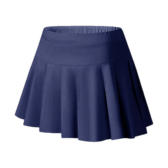 XXWXYD Girls Short Skirt Sweet Anti Exposure Two Piece Pleated Skirt Set Campus Style Birthday Outfit High Waist Half Body Teen Youth Fashion Separates