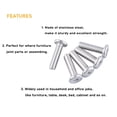 thumbnail image 4 of binifiMux 20pcs 1/4-20 x 1 Inch Rivet Countersunk Socket Cap Bolts Screws Connecting 304 Stainless Steel, 4 of 4