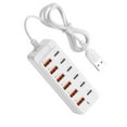 thumbnail image 5 of 12Port Electrical Socket USB Type C And USB A Charging Hubs With 66W Power Delivery For Multiple Devices Phones Tablets, 5 of 8