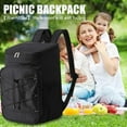thumbnail image 5 of BCZHQQ Gifts for Him Her,Extra Large Lunch Backpack,16 Inch Travel Laptop Backpack for Women Men,Large Bookbag,Insulated Cooler Backpack Lunch Box Nurse Work Backpacks,Black,Summer Clearance, 5 of 6