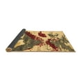 thumbnail image 2 of Ahgly Company Indoor Square Abstract Brown Modern Area Rugs, 8' Square, 2 of 4