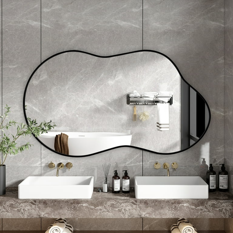 Cheap Irregular Mirror Wall Decor , Asymmetric Cloud Mirror