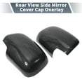 thumbnail image 2 of Cubierta de espejo retrovisor lateral del conductor y pasajero para Lexus RX350, par de fibra de carbono negra, 2 of 7