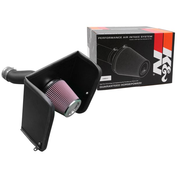 K&N Cold Air Intake Kit High Performance, Guaranteed to Increase
