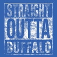 thumbnail image 3 of Straight Outta Buffalo Long Sleeve T-Shirt - Small - Royal, 3 of 6