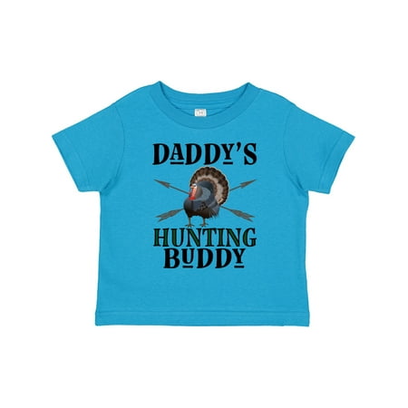 

Inktastic Turkey Hunter Daddys Hunting Buddy Gift Toddler Boy Girl T-Shirt