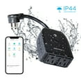 thumbnail image 6 of Outdoor Smart Dual Plug - WiFi Remote App Control for Outdoor Lights & Holiday Decor; Compatible with Alexa and Google Home Assistant, No Hub Required, 6 of 8