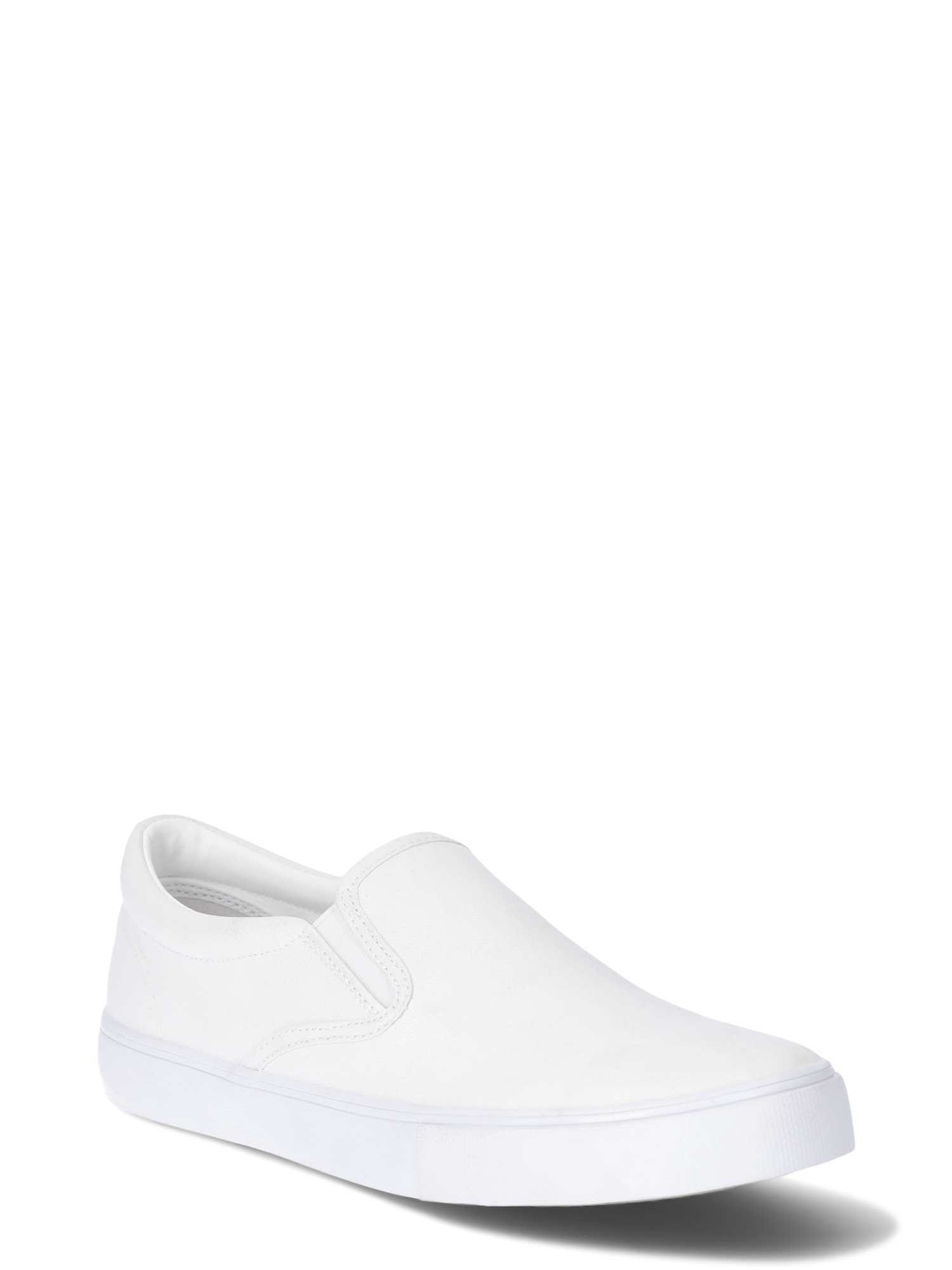 No Boundaries Twin Gore Canvas Slip On Sneakers, Wide Width Available, Women's