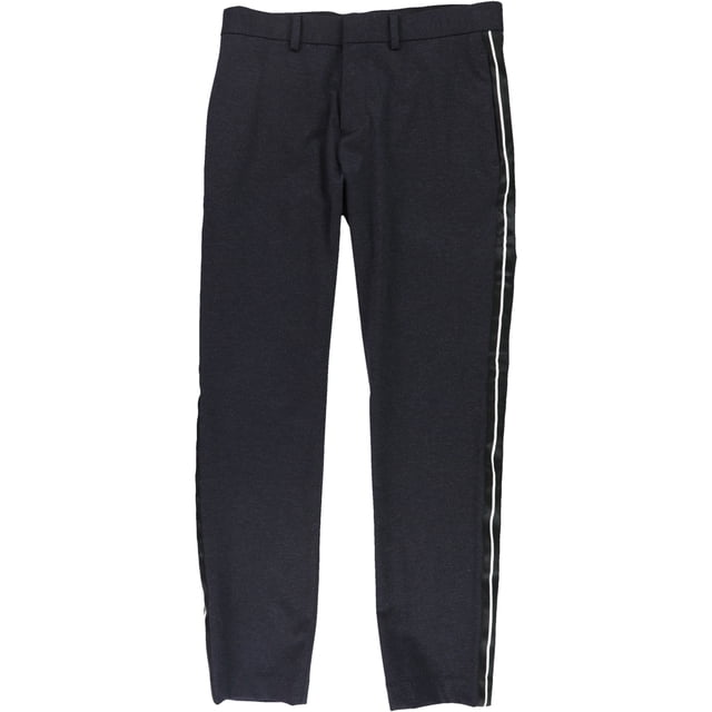 Pantalones casuales Calvin Klein con costura lateral para hombre color gris 29 W x 30 L