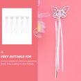 thumbnail image 4 of Shisuyan 5Pcs Lovely Fairy Wands Magic Wand Pink Ribbon Performance Birthday Party, 4 of 9