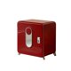 thumbnail image 2 of Caja de almacenamiento grande con cerradura, moderna caja organizadora de archivos de escritorio, papel seguro Rojo, 2 of 9