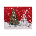 thumbnail image 1 of Mistaha Christmas Tree Placemats Christmas Place Mats Dining Decor Heat-Resistant Christmas Table Mats Washable Place, 1 of 8