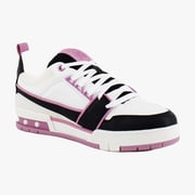 Steve Madden Skater Womens Fashion Sneakers Black/Pink Multi Size 5.5 M
