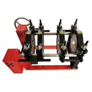 INTBUYING Pipe Fusion Welder Pipe Welding Machine Electric Tube Butt Fusion Equipment for PE PP PB PVDF PPR 2.48-6.30inch 4 Clamps Screw style Red