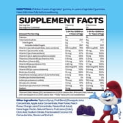 The Smurfs Multivitamin Gummies for Kids with 15 Vitamins & Minerals, 60 Count
