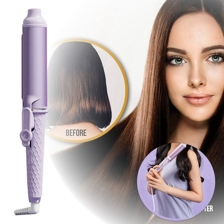 Get Gorgeous Waves with Our Wet and Dry Hair Curling Wand Ion Infused Hair Friendly Big Barrel Curler Hair Straightener Vacuum Bedhead Hard to Get