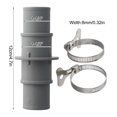 thumbnail image 2 of Pool Hose Adapter Connector Coupling 1-1/4" Or 1-1/2" Plastic Pool Vacuum Hose Filter Adapter Swimming Pool Accessories, 2 of 9