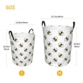 thumbnail image 4 of Uemuo Bee Pattern Circular Laundry Hamper Basket with handles,Collapsible laundry basket,Large capacity laundry hamper,Laundry Organizer-Medium, 4 of 8