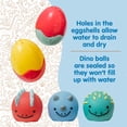 thumbnail image 3 of Juguete para baño y piscina Dr. Brown's CleanUp, flotan y eclosionan huevos de dinosaurio, 3 of 8