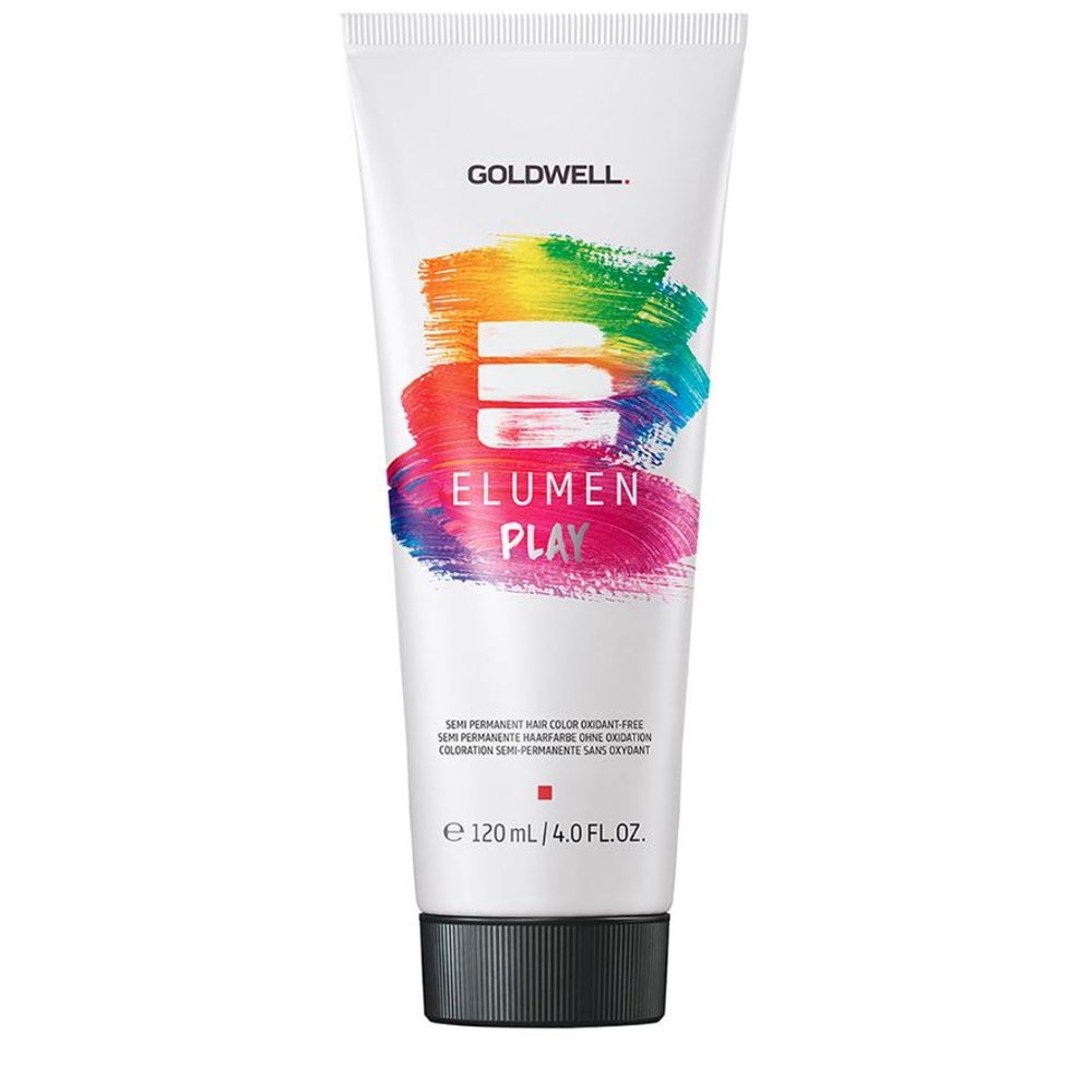 Goldwell Elumen Play Semi Permanent Hair Color (4 oz) Metallic Silver