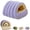 Purple#3, variant on Pet Nest Mat, Removable and Washable Winter Closed-Off Dog Bed&nbsp;(White)
