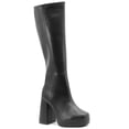thumbnail image 4 of Bota Larga Elegante Para Mujer Formal Antiderrapante Negro negro 25.5, 4 of 6