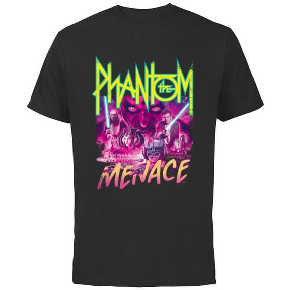 Star Wars The Phantom Menace Band - Short Sleeve Cotton T-Shirt for Adults - Customized-White