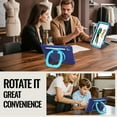 thumbnail image 4 of Case for Samsung Galaxy Tab S11 11 inch 2025 Released, 360 Degree Rotating Hand Grip Shockproof Cover with Shoulder Strap, NavyBlue Blue, 4 of 7