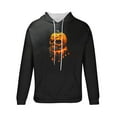 thumbnail image 5 of Donemore Men Casual Fashion Printed Pullover Drawstring Long Sleeve Hooded Sweatshirts, 5 of 6