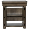 thumbnail image 4 of Pemberly Row Traditional 20 Gallon Aquarium Stand in Rustic Gray, 4 of 10