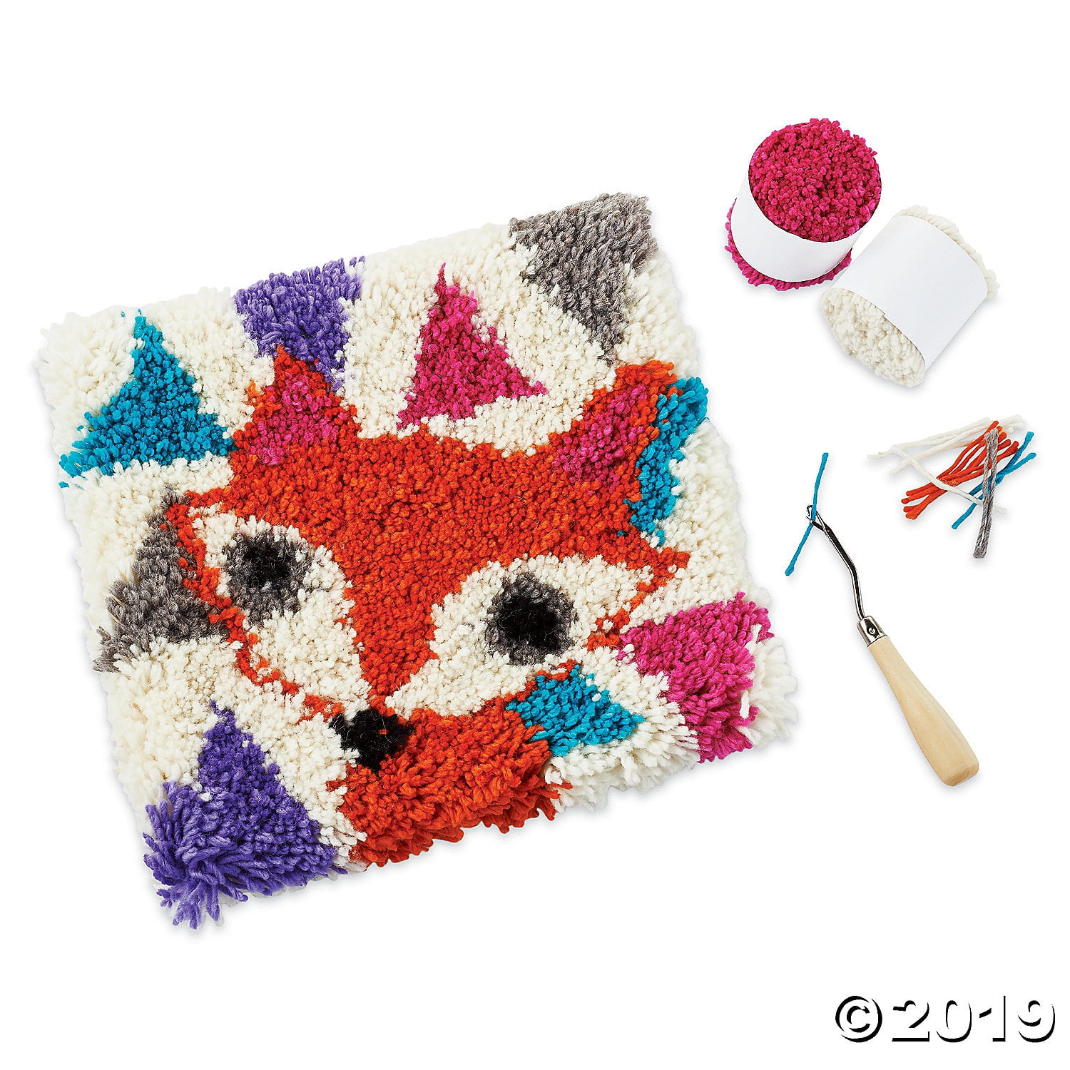 Friendly Fox Latch Hook Kit