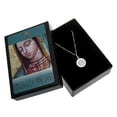 thumbnail image 2 of Medalla Virgen de Guadalupe Medalla Italiana Flor Imagen Completa Grabado Laser, 2 of 3
