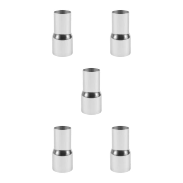 relayinert High Performance Car Exhaust Reducer Easy To Install Stainless Steel Connector Pipe Better Fuels Efficiency Stylish 51MM-63MM 5Set