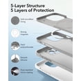 thumbnail image 2 of Funda ESR para iPhone 16 Pro con MagSafe, silicona, gris, 2 of 8