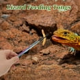 thumbnail image 5 of Unique Bargains Reptile Feeding Tongs Stainless Steel Lizard Feeding Tongs Aquarium Straight Feeding Tweezers for Reptiles W/ Rubber Tip 10.83" Assorted Color, 5 of 6