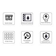 thumbnail image 3 of HUGFEGWE Digital Timer Box, Manual Button Waterproof PC Shell Power Off Memory Pool Pump Timer 200mAh Battery 20 On Off for Heater Filter Motor (AC 110V), f89i6okdu7-12 U2536-7287, 3 of 9