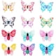 thumbnail image 1 of 48 colgantes de latón en 12 colores, adornos de metal grabado, dijes de mariposa impresos para hacer bisutería, collares y manualidades., 1 of 6