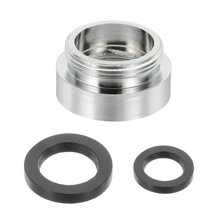 Faucet Aerator Adapter, M24 Female to M22 Male with Washer, 13mm Length