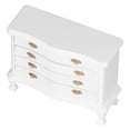 thumbnail image 1 of Cajonera Para Casa De Muñecas, Firme, Resistente, Linda, Exquisita, Mesita De Noche Para Casa De Muñecas 1:12, Decoración Vívida, De Madera, Elegante Para El Hogar, 1 of 7